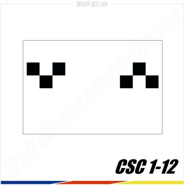 Hella Gutmann CSC-Tool Kalibriertafel Mazda CSC 1-12